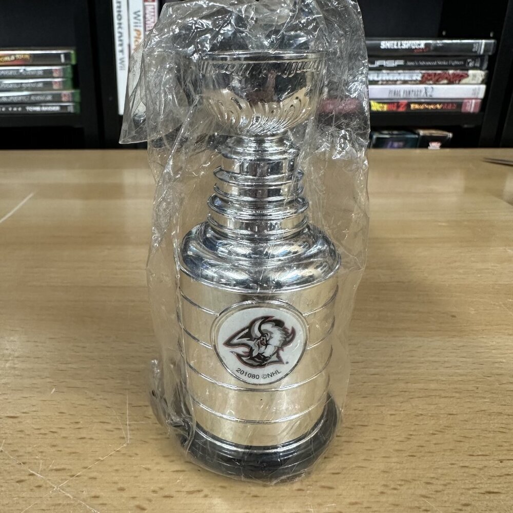 Labatt Blue Miniature NHL Stanley Cup Trophy  Replica 4.25" - BUFFALO SABRES